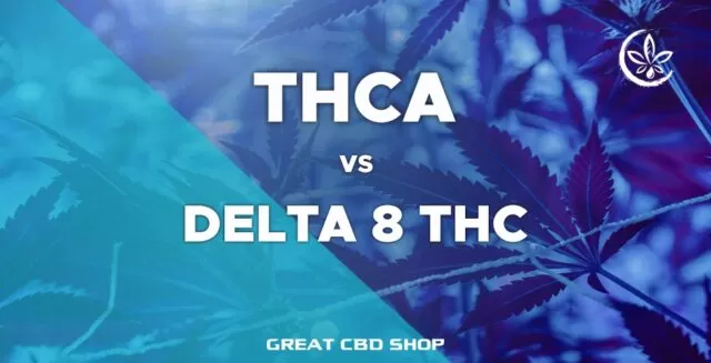 How do THCP and Delta 8 differ in terms of legality?